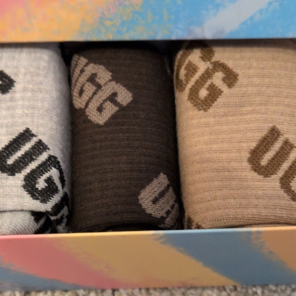 UGG Women's Casual Socks - White, Gray, Brown, Tan, And Black - Picture 3 of 7